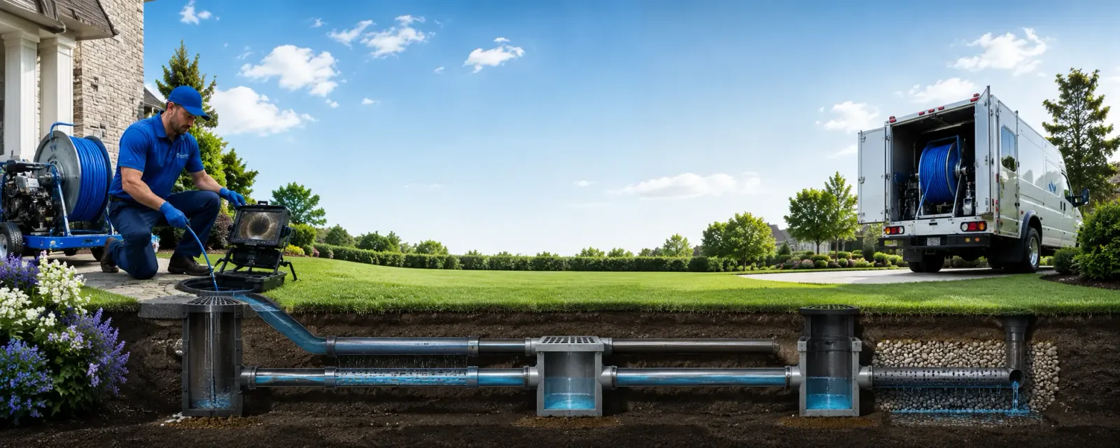 Outdoor drain cleaning information for Davenport, OK